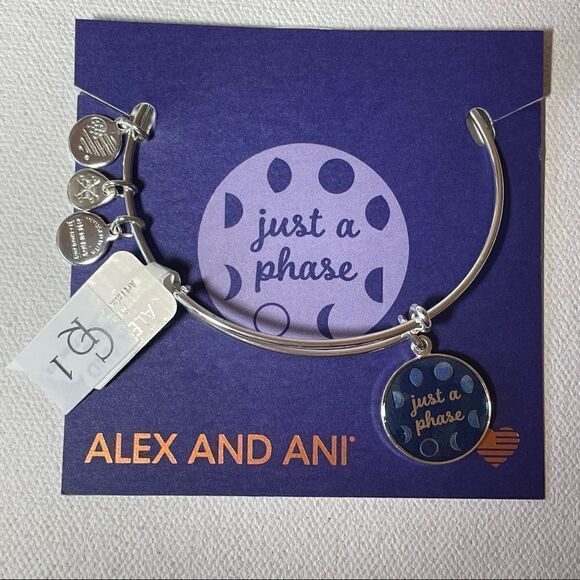 Alex & Ani Just a Phase bracelet NIB - Picture 6 of 6